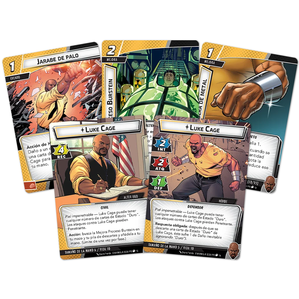 MARVEL CHAMPIONS: EL JUEGO DE CARTAS - Luke Cage Hero Pack