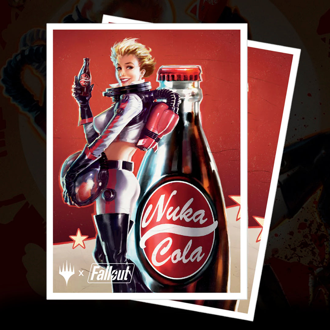 MAGIC THE GATHERING: UNIVERSE BEYOND: APEX - FALLOUT - NUKA-COLA PINUP - ULTRA PRO SLEEVES