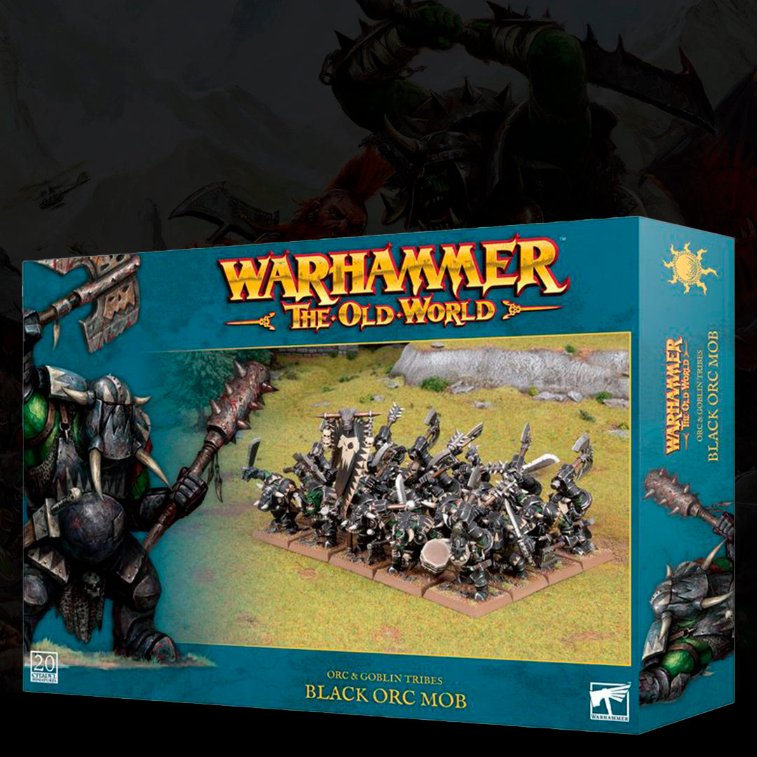 OLD WORLD: ORC & GOBLIN TRIBES - BLACK ORC MOB