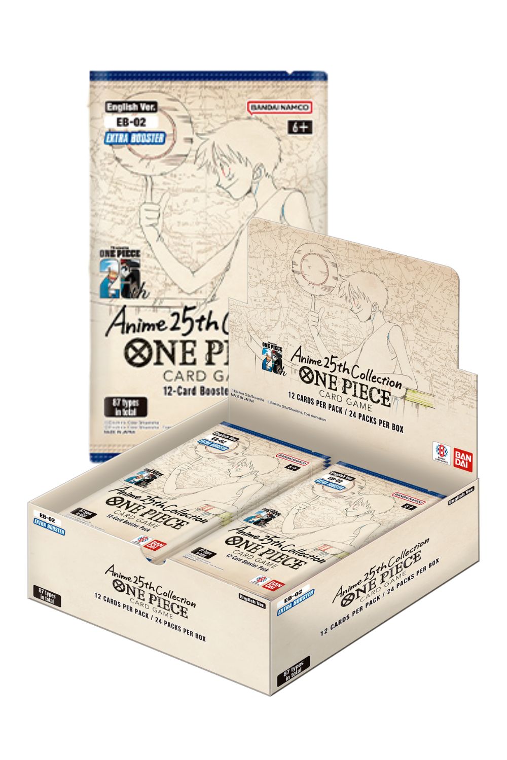 One Piece Tcg EB-02- Anime 25th Collection Booster Box