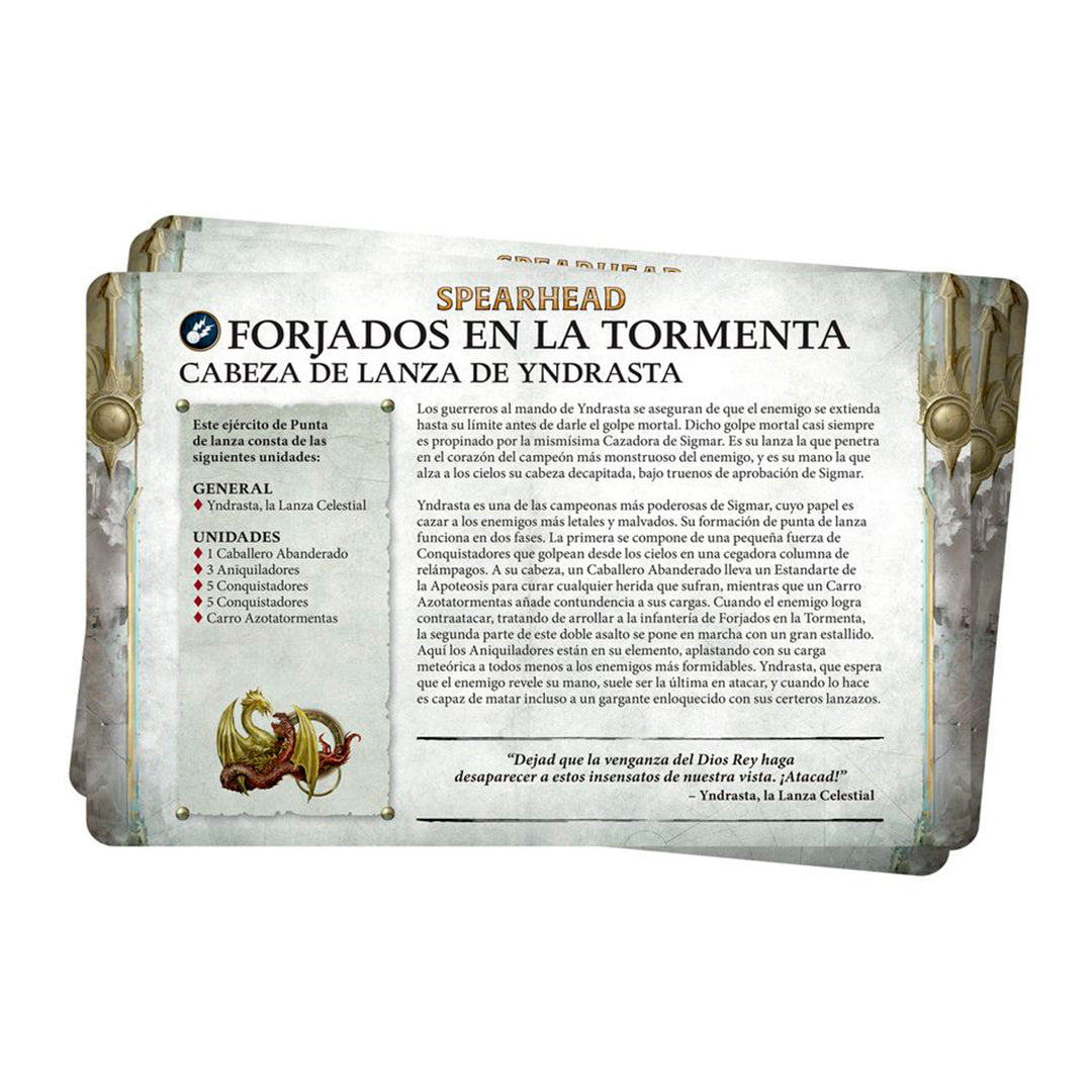 PACK DE FACCIÓN: FORJADOS EN LA TORMENTA (ESPAÑOL)