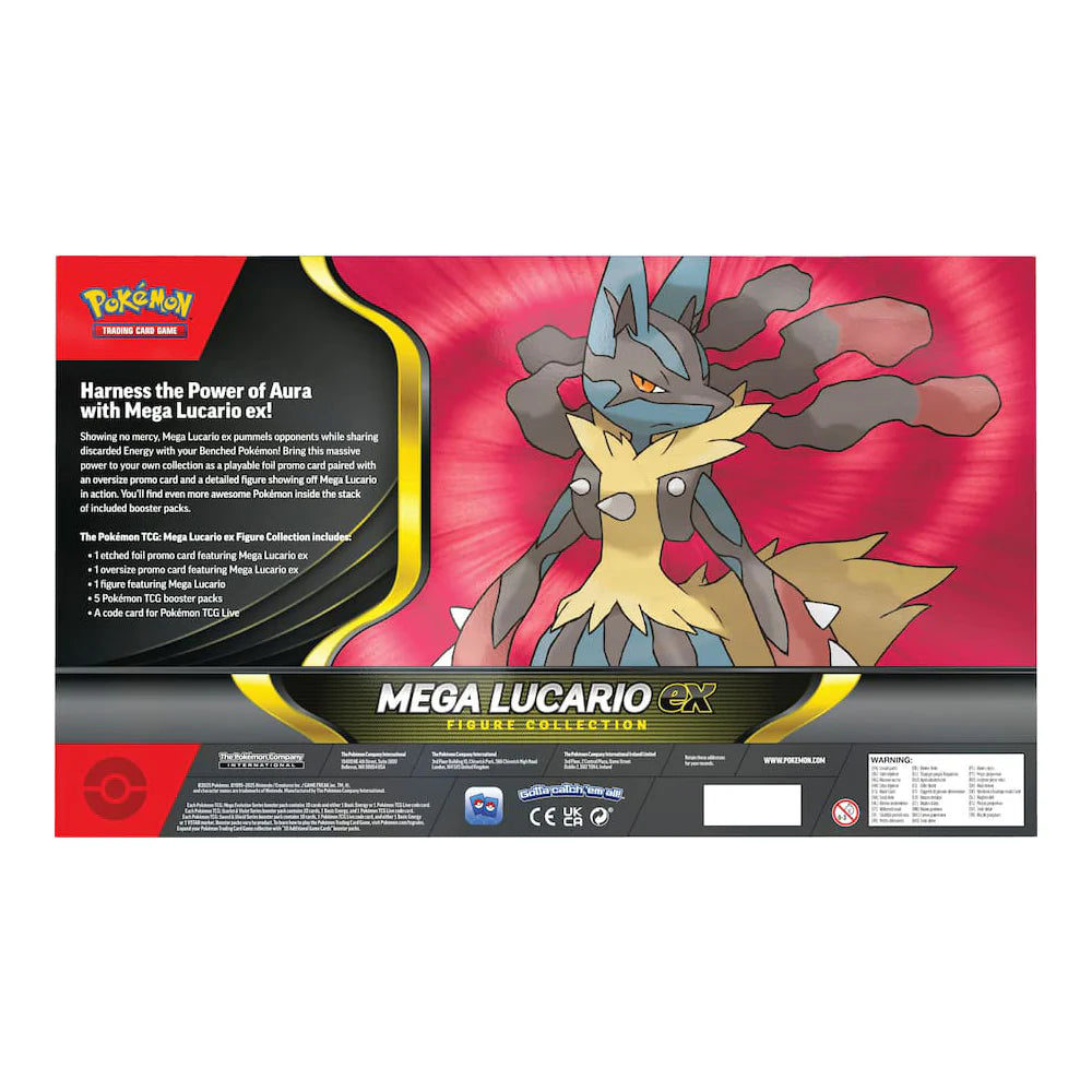 POKEMON TCG: FIGURA COLLECTION MEGA LUCARIO - ESPAÑOL