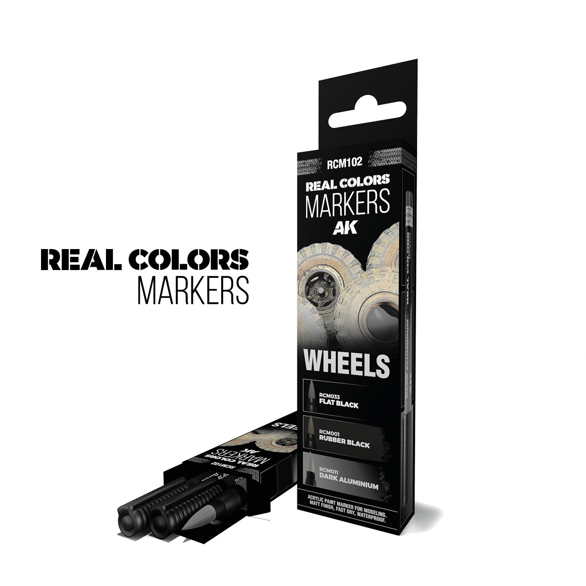 AK: RC MARKERS SET - WHEELS