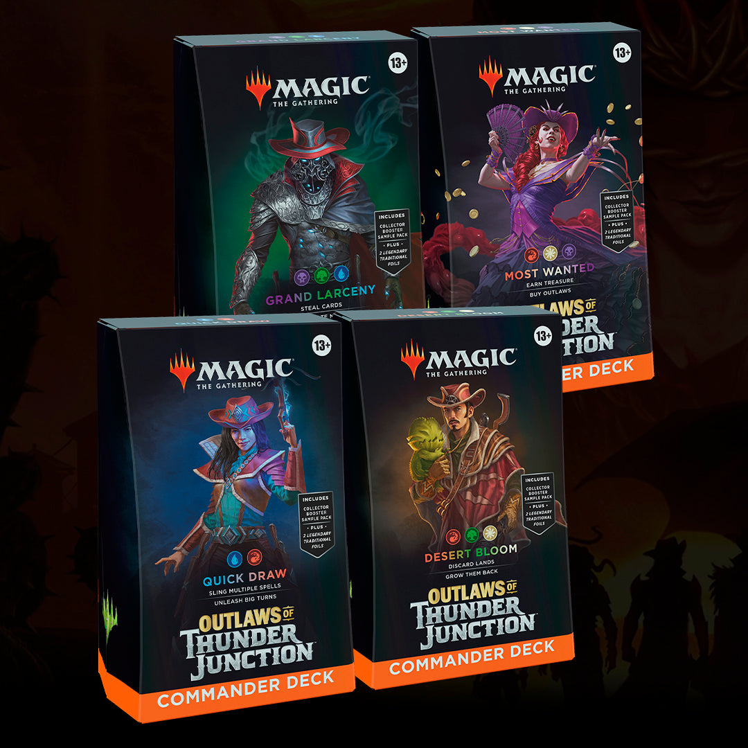 MAGIC THE GATHERING: OUTLAWS OF THUNDER JUNCTION - QUICK DRAW COMANDER Saruman Games MAGIC THE GATHERING: OUTLAWS OF THUNDER JUNCTION - QUICK DRAW COMANDER Saruman Games