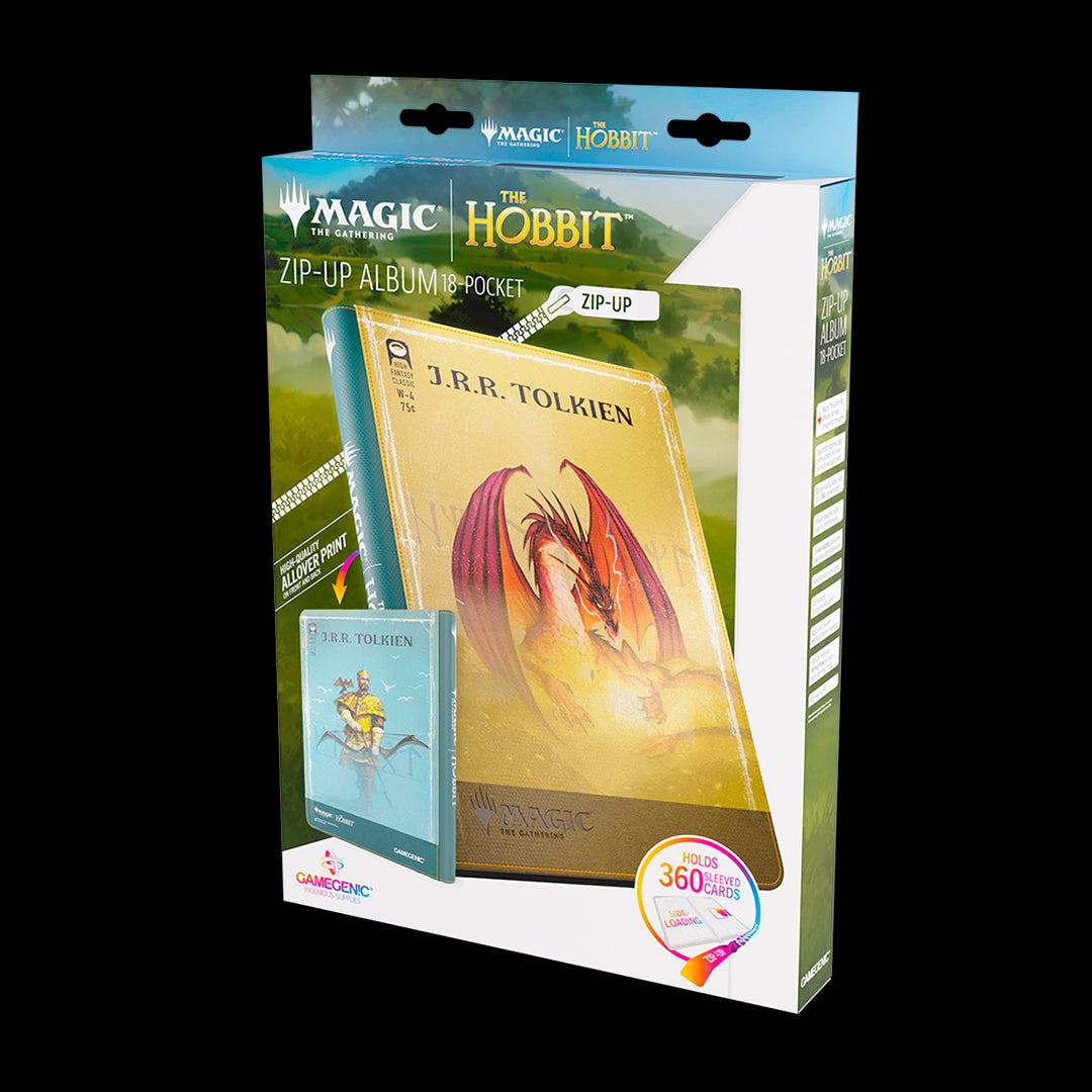 GAMEGENIC: MTG The Hobbit Zip-Up Album 18-Pocket - Gleaming Splendor/The King of Dale