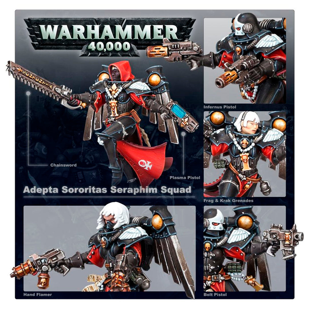 ADEPTA SORORITAS: ESCUADRA DE SERAFINAS