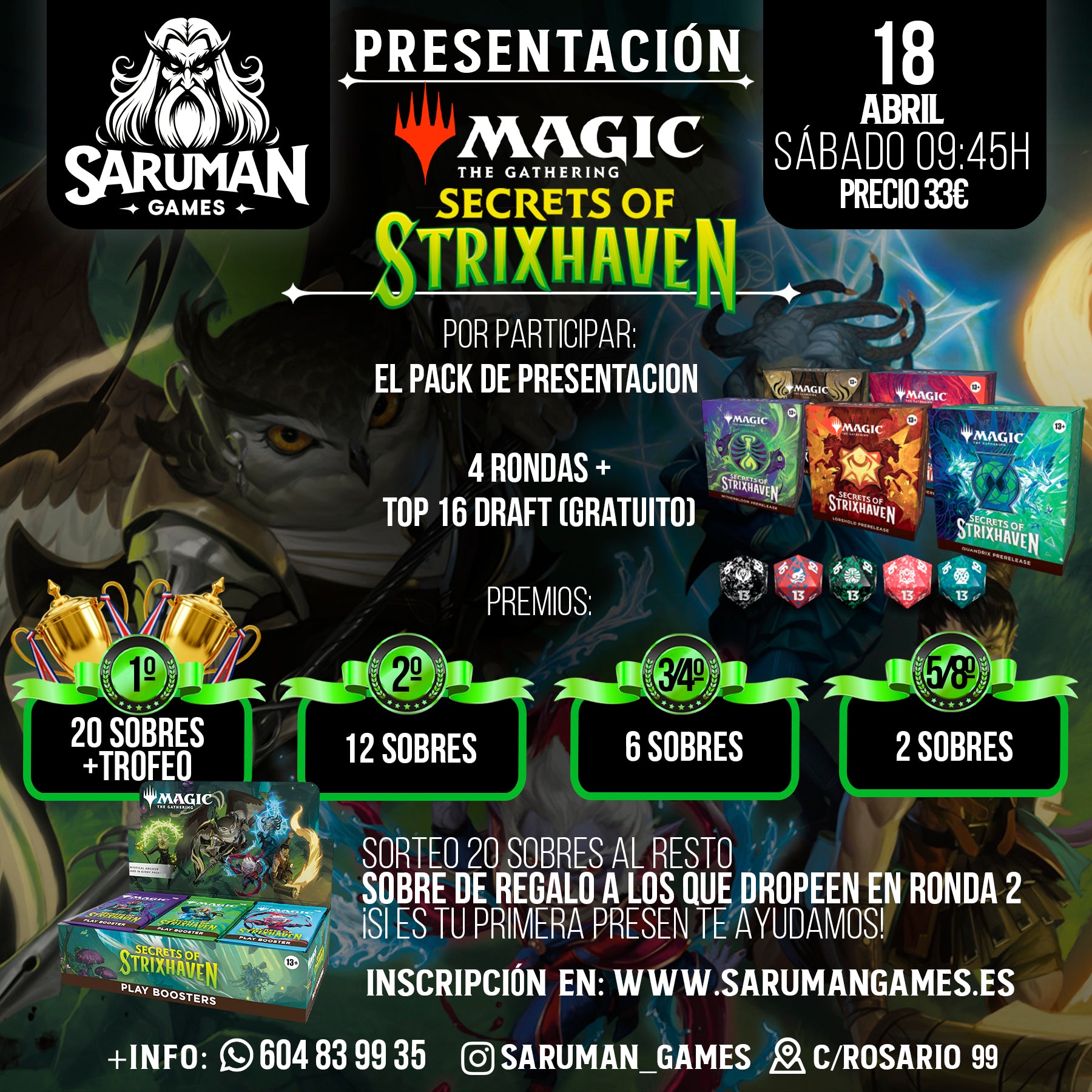 PRESENTACIÓN MAGIC: THE GATHERING – SECRETS OF STRIXHAVEN