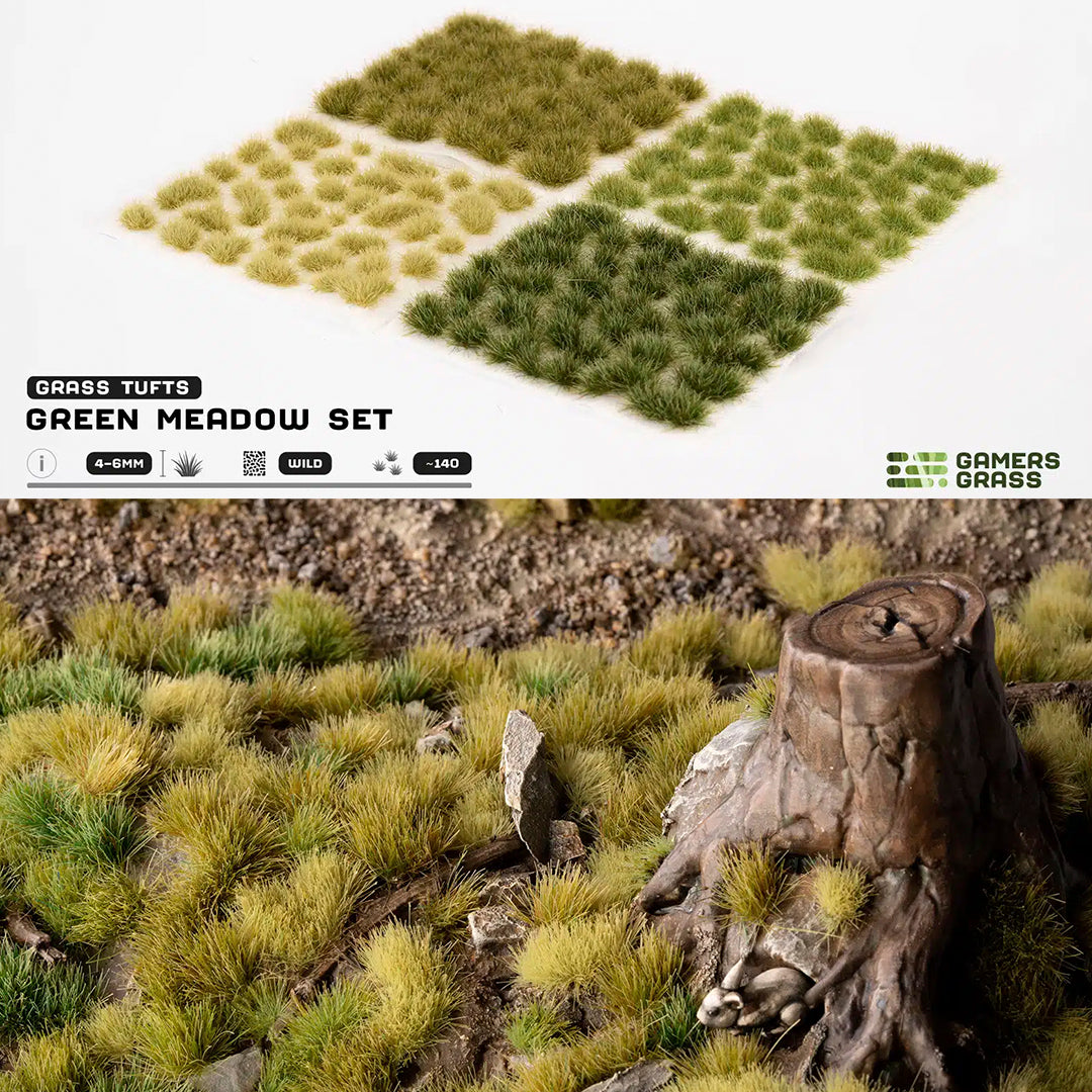 Set Green Meadow - Wild Tufts