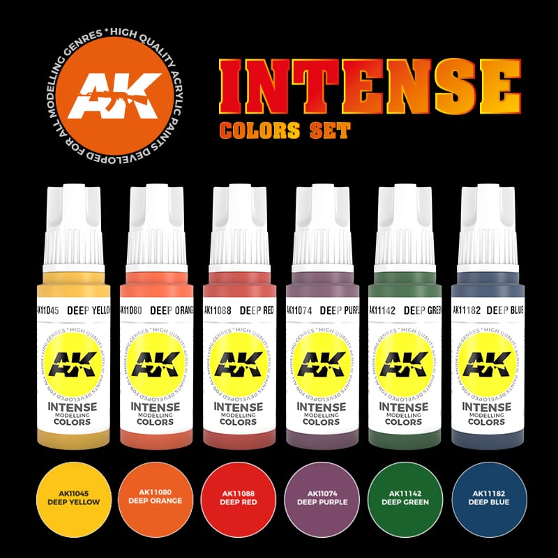 3GEN Acrylics SET: INTENSE COLORS SET