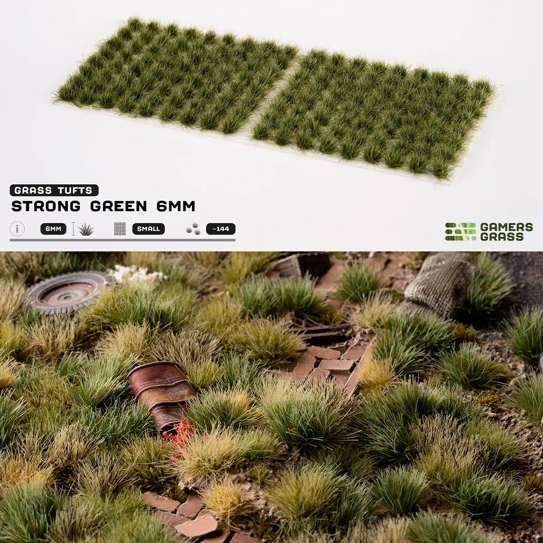 Strong Green 6mm - Small Tufts