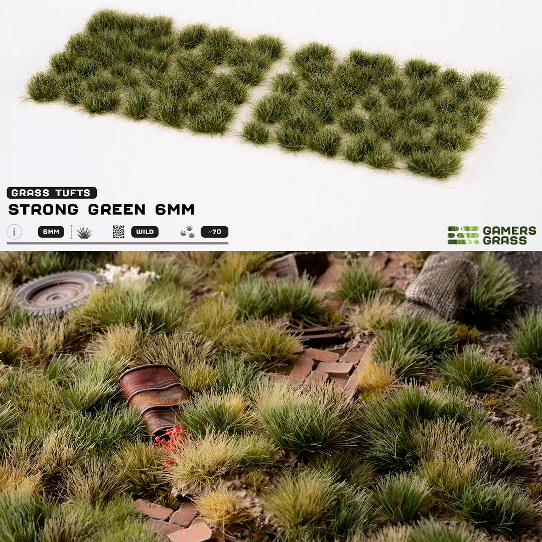 Strong Green 6mm - Wild Tufts