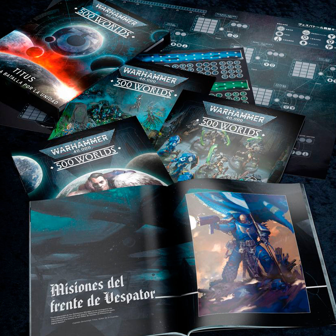 WARHAMMER 40: TITUS - ARRANCA LA BATALLA POR LA UNIDAD - (500 WORLDS)