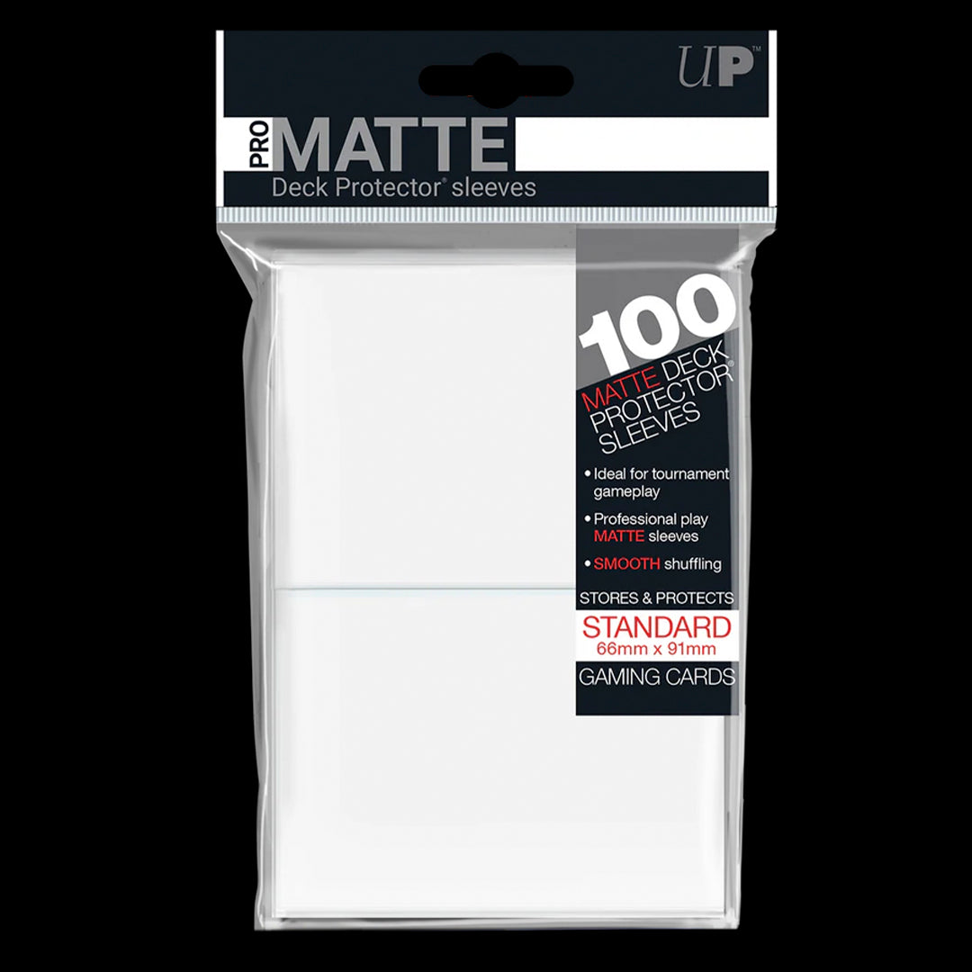 Fundas Standard Pro Matte Blanco (100 Fundas) Ultra Pro.