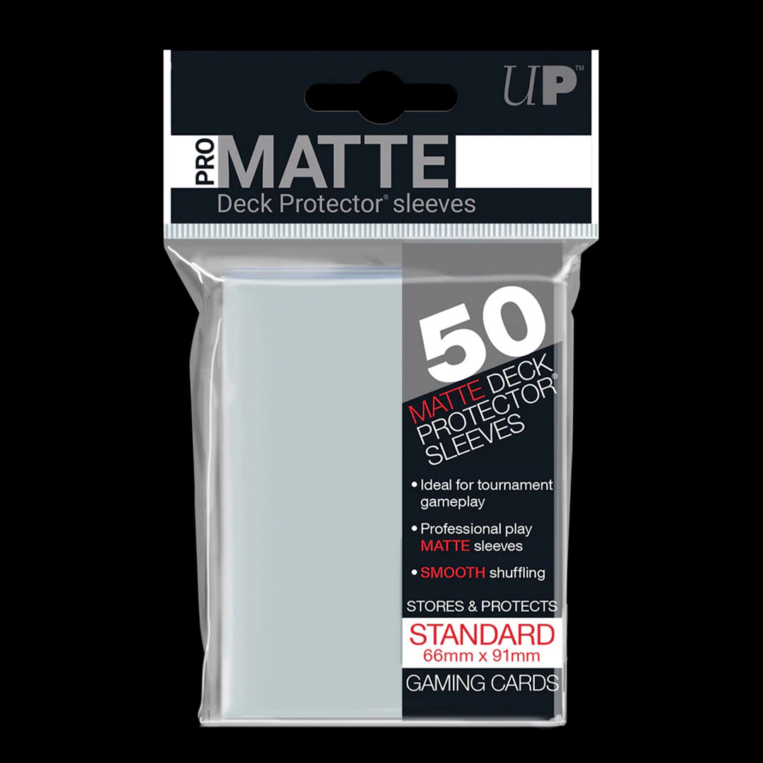 ULTRA PRO - 50 PRO-MATTE SLEEVES - CLEAR