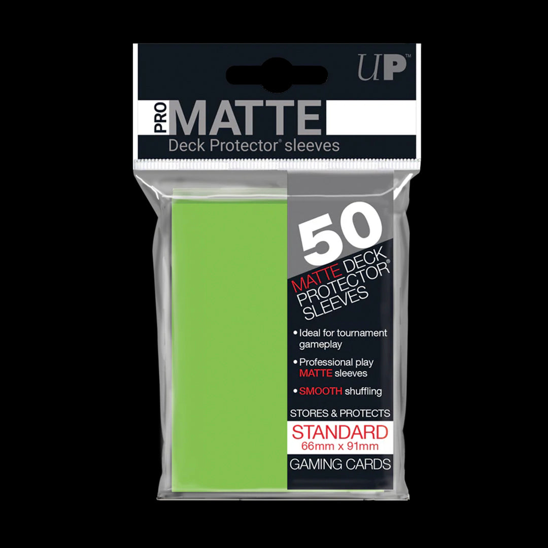 ULTRA PRO - 50 PRO - MATTE SLEEVES - LIME GREEN