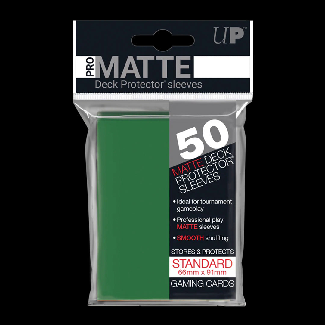 ULTRA PRO - 50 PRO-MATTE SLEEVES - GREEN