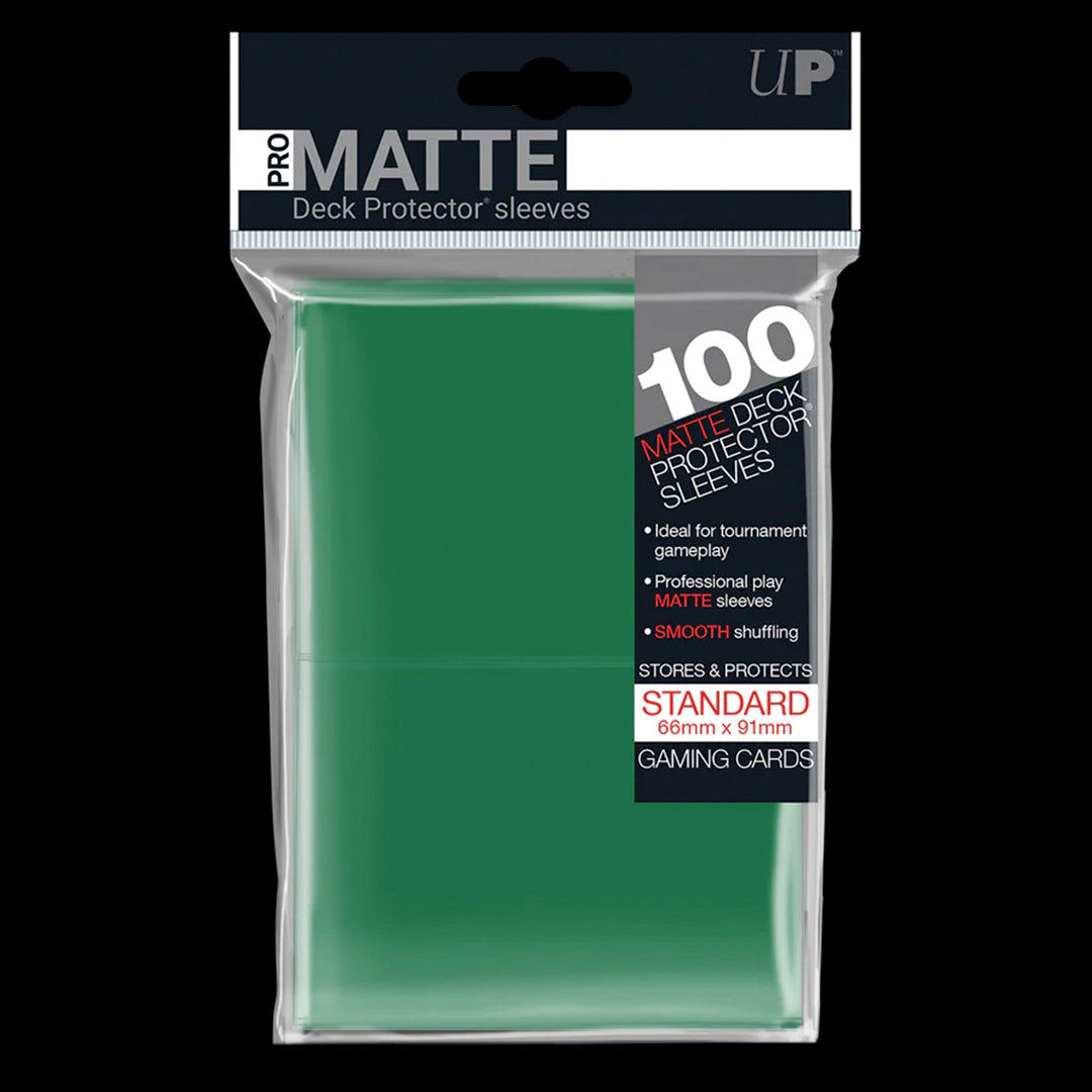 ULTRA PRO - 100 PRO-MATTE SLEEVES - GREEN