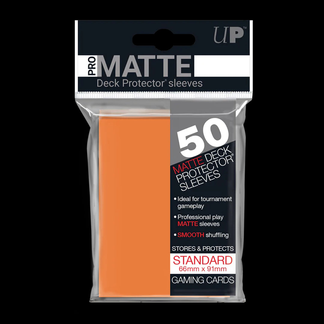 ULTRA PRO - 50 PRO - MATTE SLEEVES - ORANGE