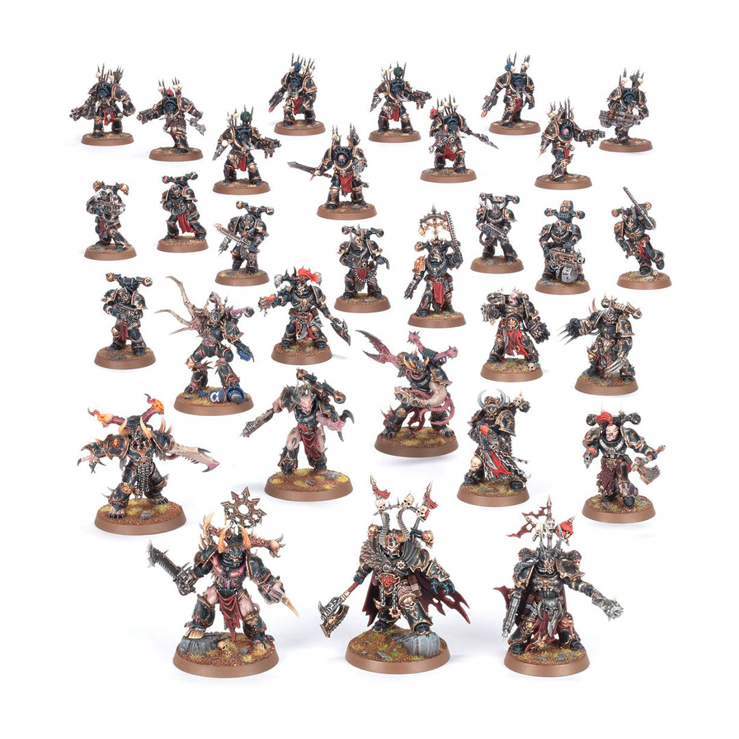 VETERANOS DE LA GUERRA ETERNA DE CHAOS SPACE MARINES BATTLEFORCE