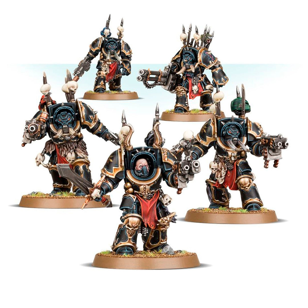 VETERANOS DE LA GUERRA ETERNA DE CHAOS SPACE MARINES BATTLEFORCE