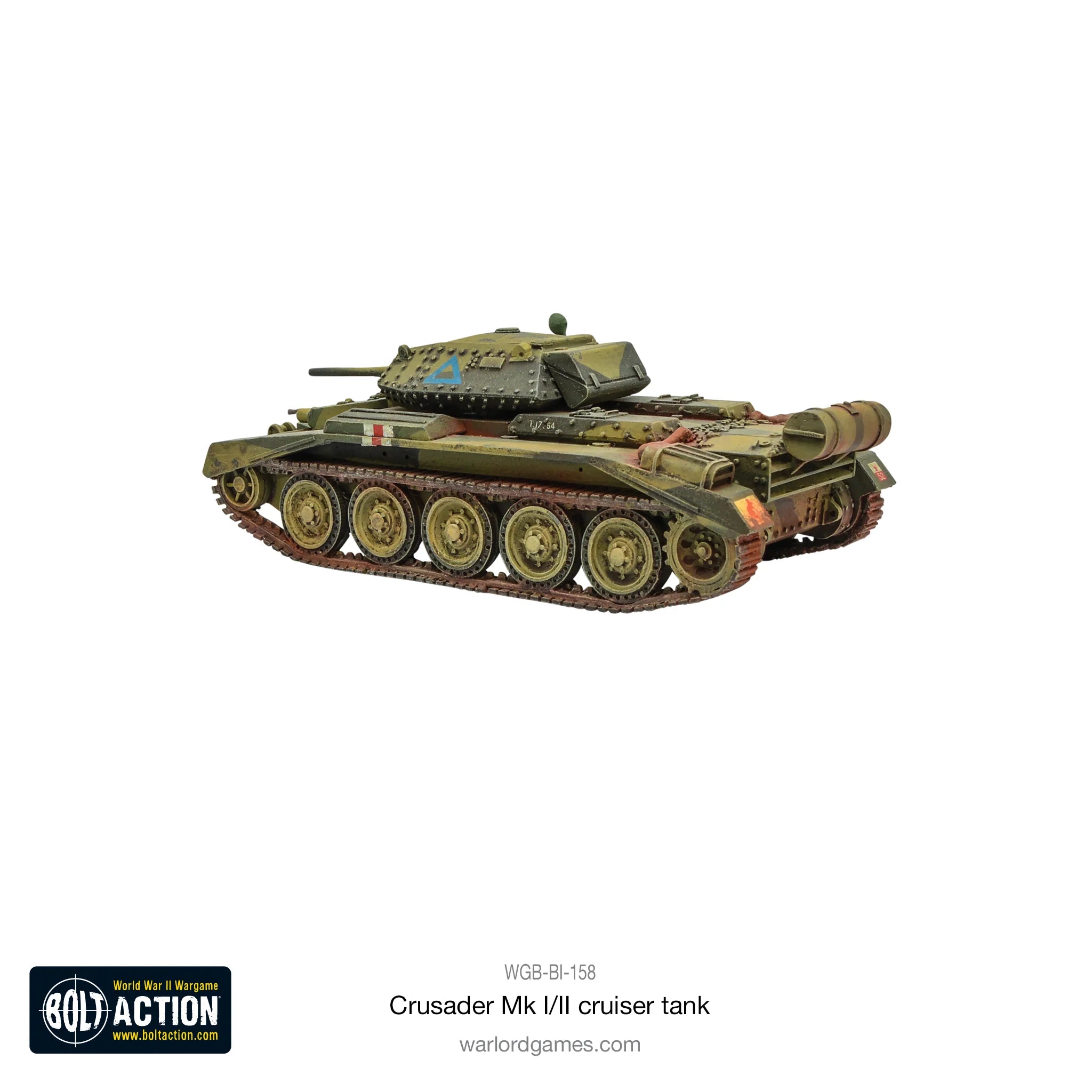 BOLT ACTION: ARMIES OF GREAT BRITAIN - CRUSADER MK I/II CRUISER TANK + (ORDER DICE)