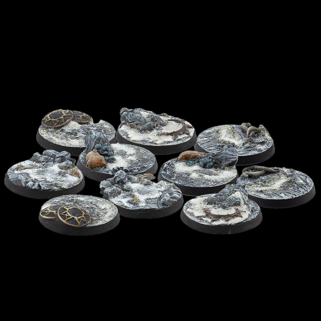 30mm Northern Tribes Scenery Bases, Alpha Series
