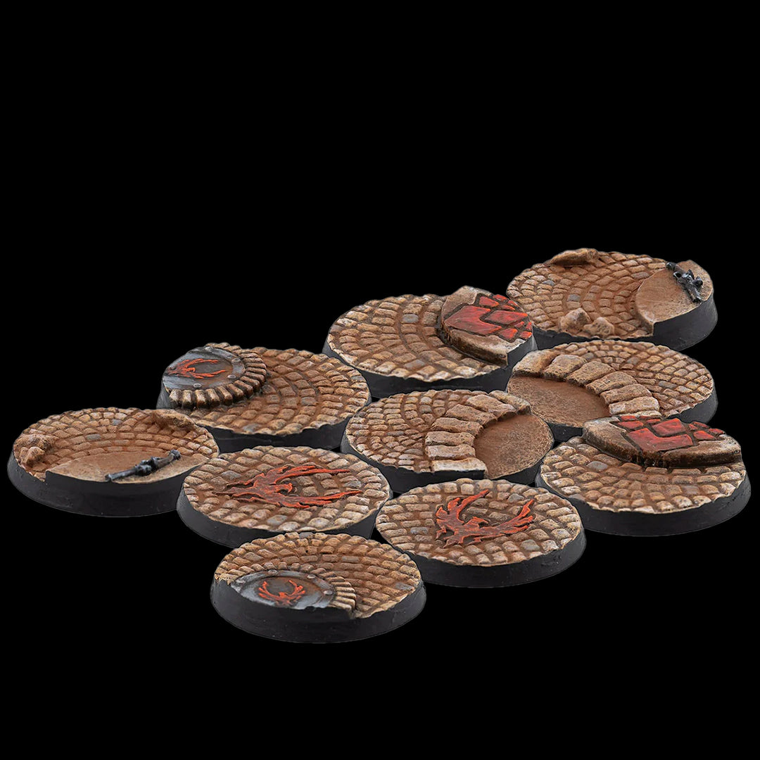 30mm Hegemony Scenery Bases, Alpha Series - Warcrow