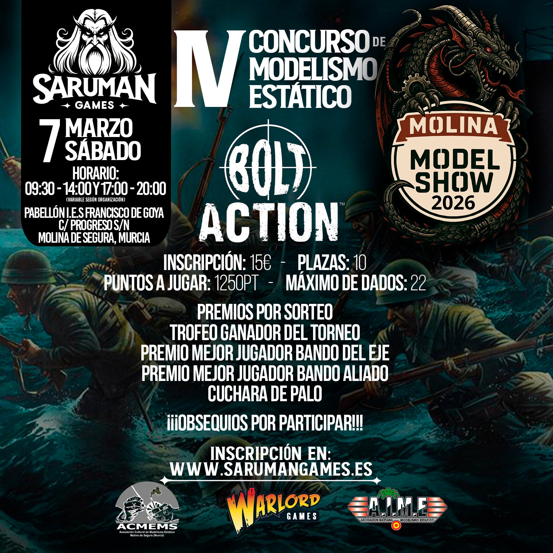IV CONCURSO DE MODELISMO ESTÁTICO – BOLT ACTION
