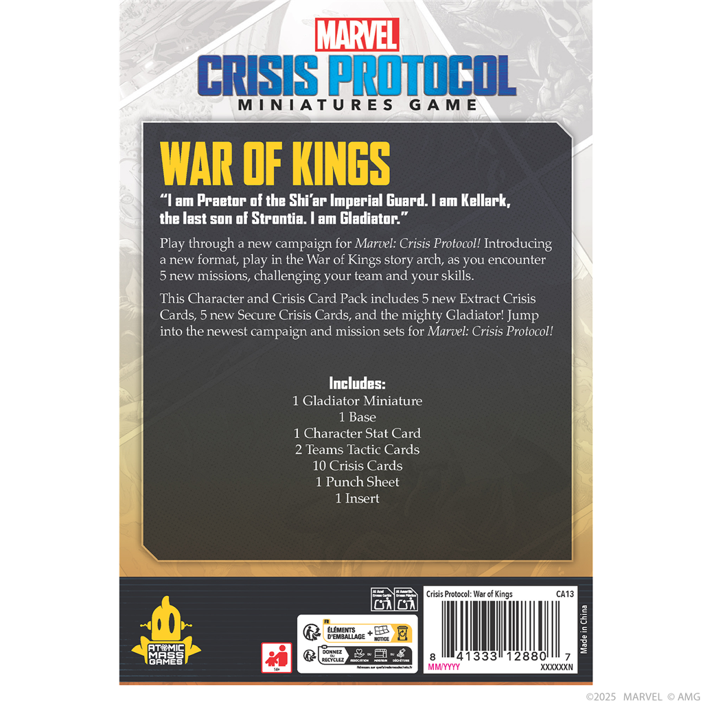 MCP: WAR OF KINGS CHARACTER AND CARD PACK 841333128807