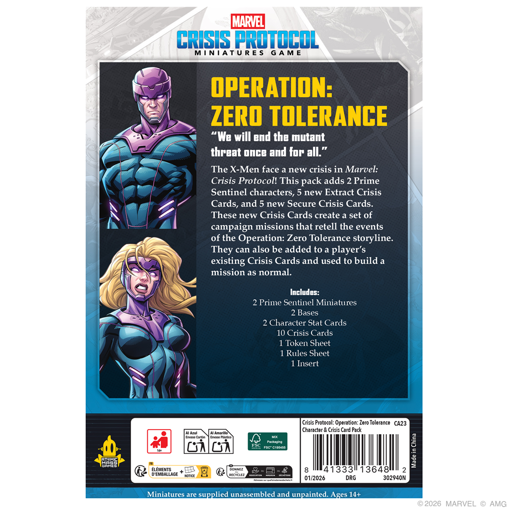 PREPEDIDO - MCP: OPERATION - TOLERANCE CARD PACK