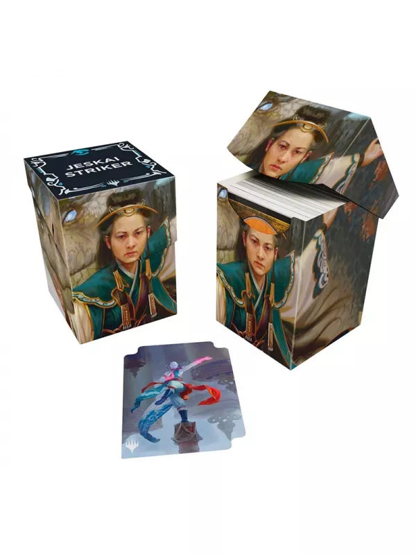 Caja de mazo 100+ Deck Box Jeskai Commander Tarkir Dragonstorm Magic The Gathering - Ultra Pro