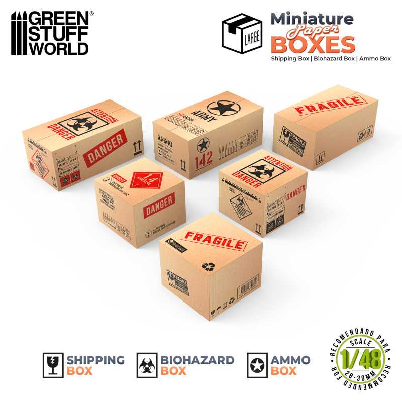 GSW: MINIATURE BOXES - BIG BOXES - 1/48