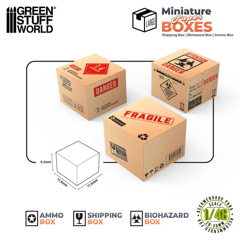 GSW: MINIATURE BOXES - BIG BOXES - 1/48