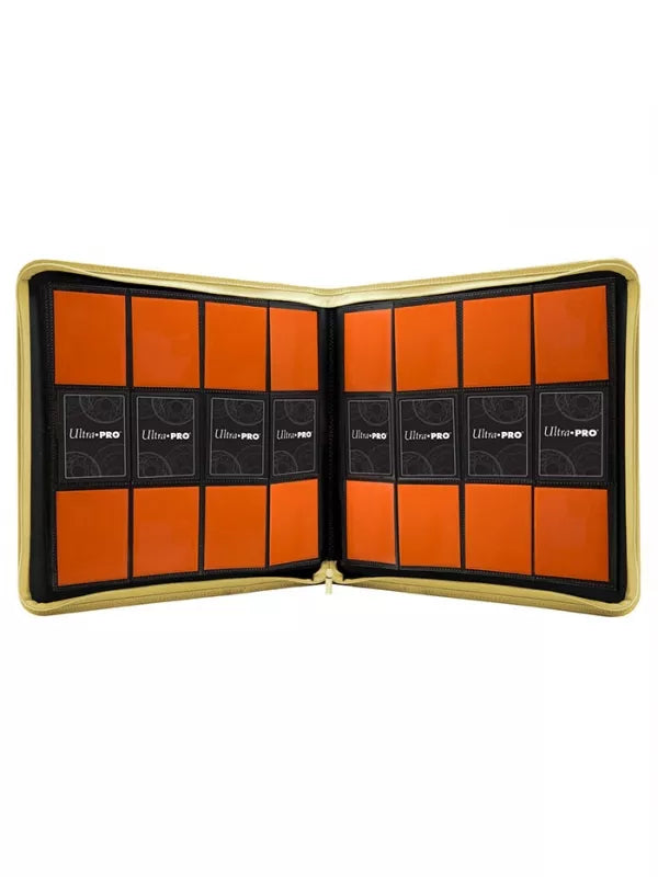 ULTRA PRO: CARPETA CON CREMALLERA - 12 BOLSILLOS - AMARILLO