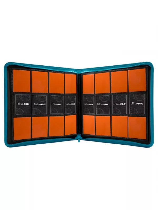 ULTRA PRO: CARPETA CON CREMALLERA - 12 BOLSILLOS - AZUL VERDOSO