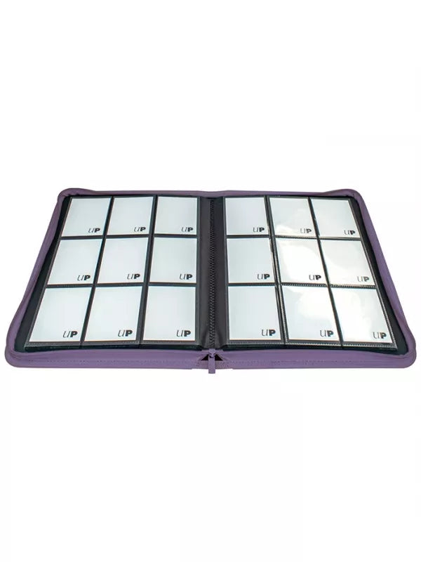 ULTRA PRO: CARPETA CON CREMALLERA - 9 BOLSILLOS - MORADO