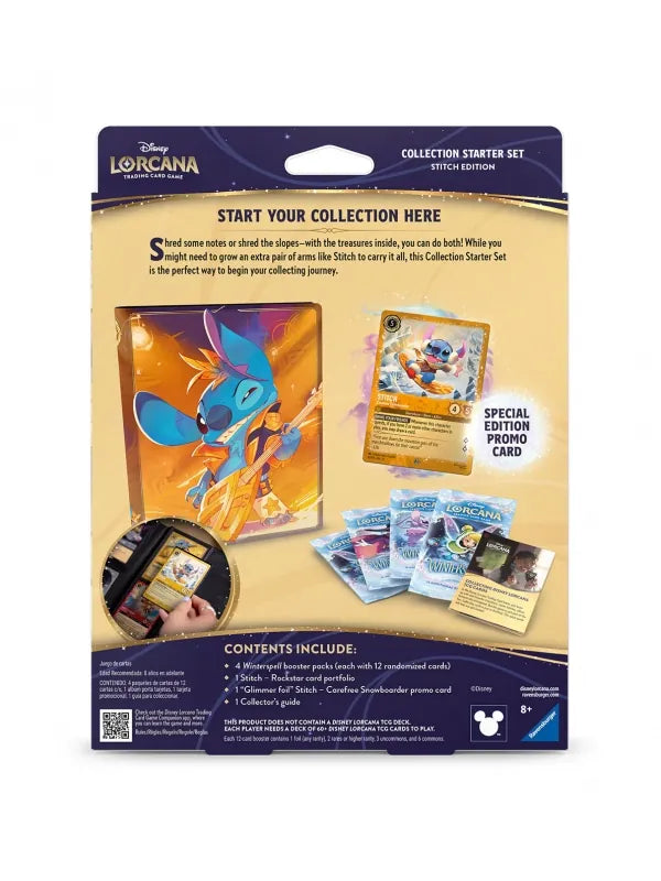 PREPEDIDO - Collection Starter Stitch Inglés Winterspell - Disney Lorcana TCG