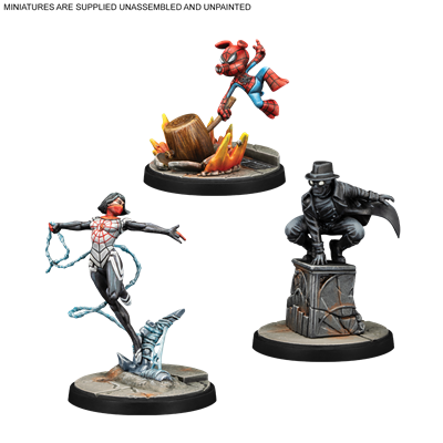 PREPEDIDO - MCP: SILK, SPIDER-HAM & SPIDER-MAN NOIR