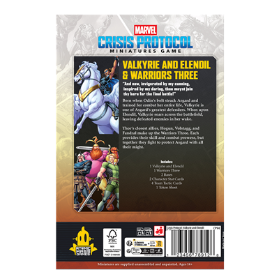 PREPEDIDO - MCP: VALKYRIE ON ELENDIL & WARRIORS THREE