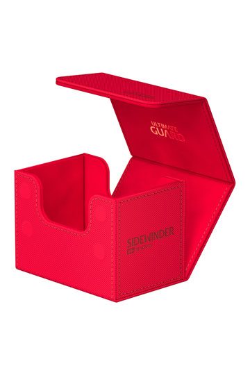 ULTIMATE GUARD: SIDEWINDER 80+ XENOSKIN MONOCOLOR - ROJO
