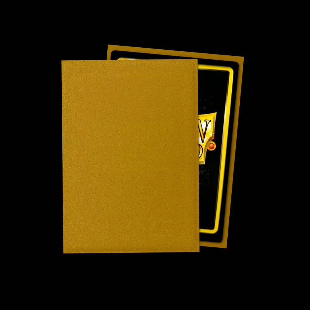 DRAGON SHIELD : SMALL - 60 SLEEVES MATTE - GOLD