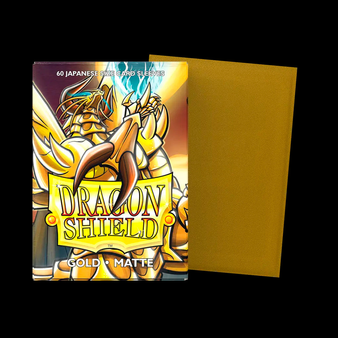 DRAGON SHIELD : SMALL - 60 SLEEVES MATTE - GOLD