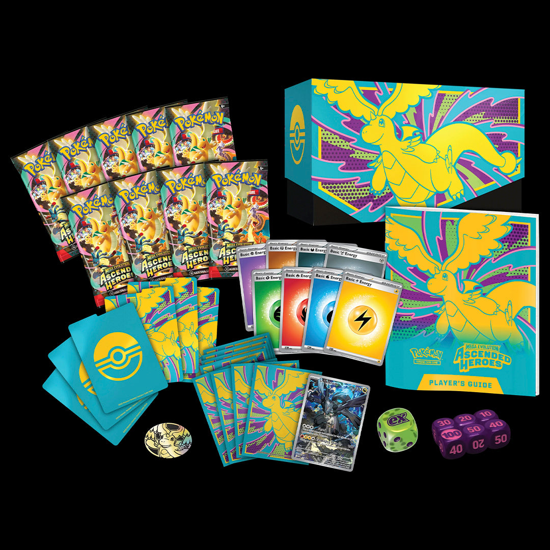 PREPEDIDO: Pokemon TCG: ETB Ascended Heroes Caja Entrenador Elite - Inglés