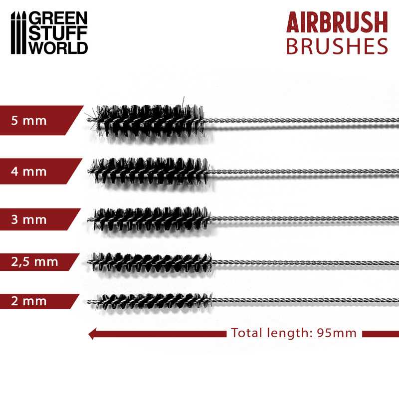 GSW: SET DE LIMPIEZA AEROGRAFO - ESCOBILLAS