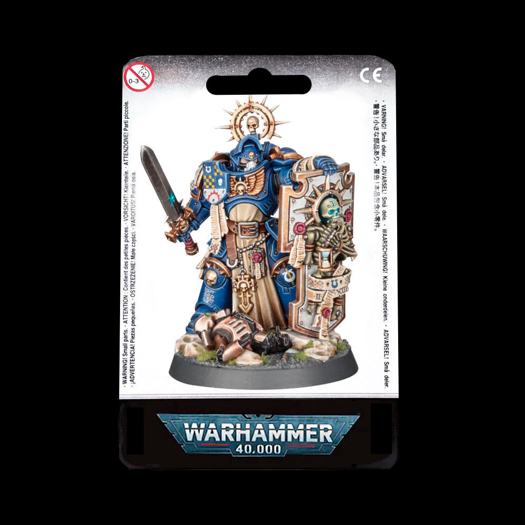 SPACE MARINES: CAPITAN CON ESCUDO RELIQUIA