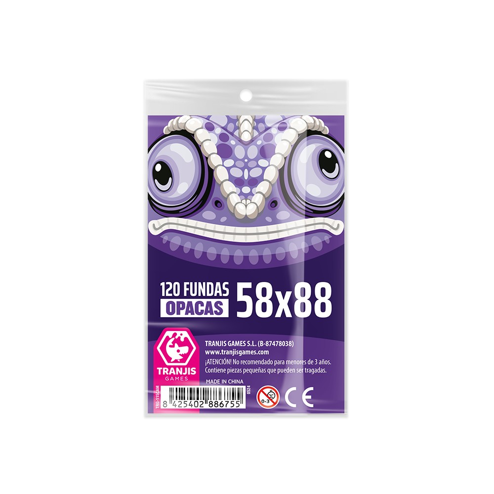 FUNDAS OPACAS CAMALEON MORADO 58x88 120 U.