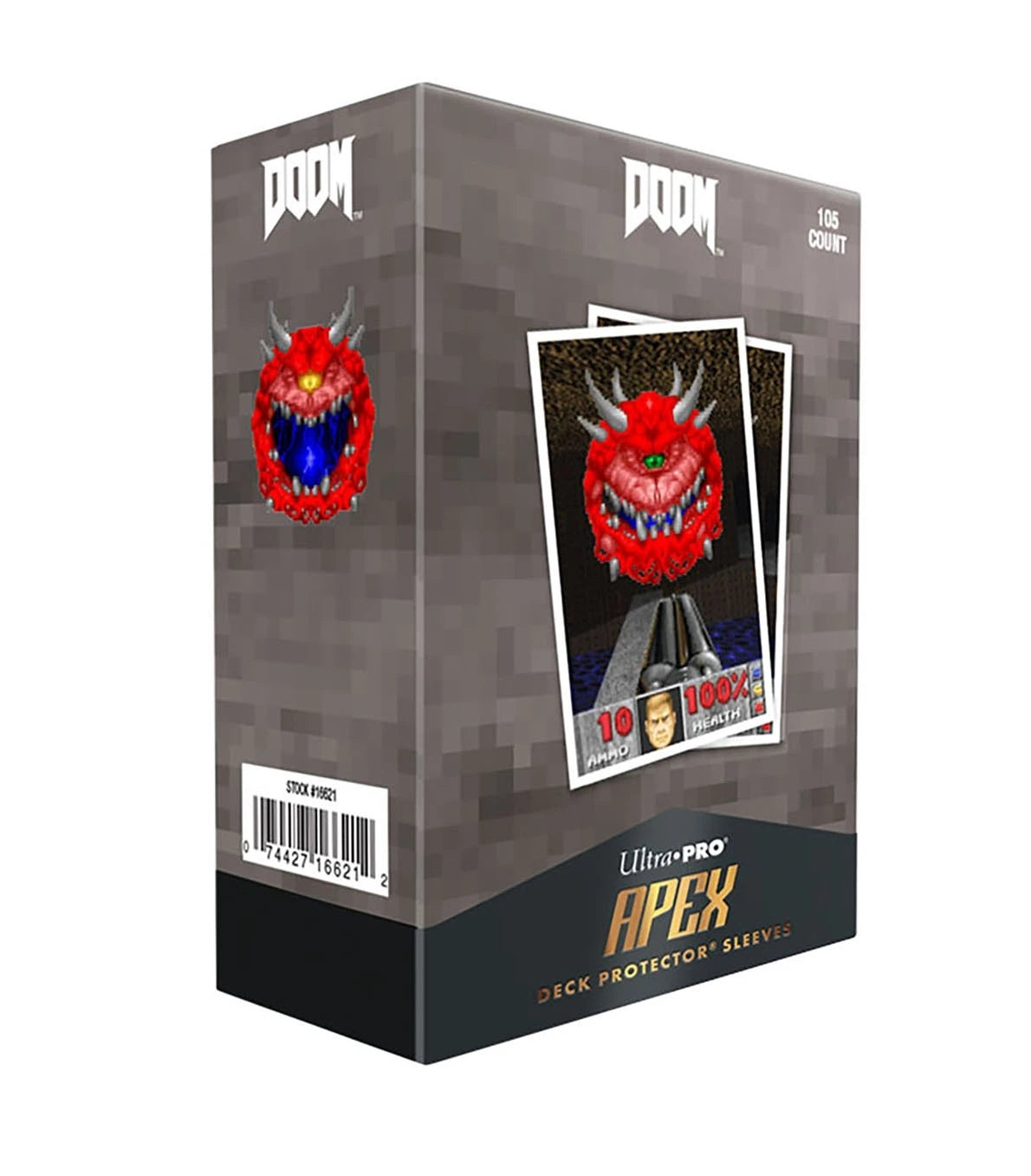 Fundas Standard 105ct Apex Deck Protector Sleeves Cacodemon for Bethesda Doom - Ultra Pro