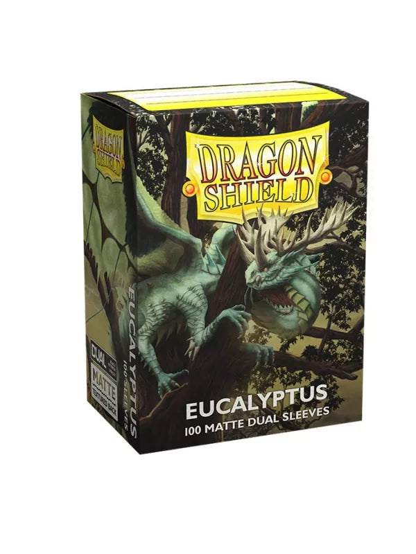 DRAGON SHIELD - 100 SLEEVES MATTE - DUAL - EUCALYPUS VERDE