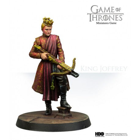 GAME OF THRONES MINIATURES: GAME EXPANSION: KING JOFFREY AND HIS COURT - (INGLÉS)