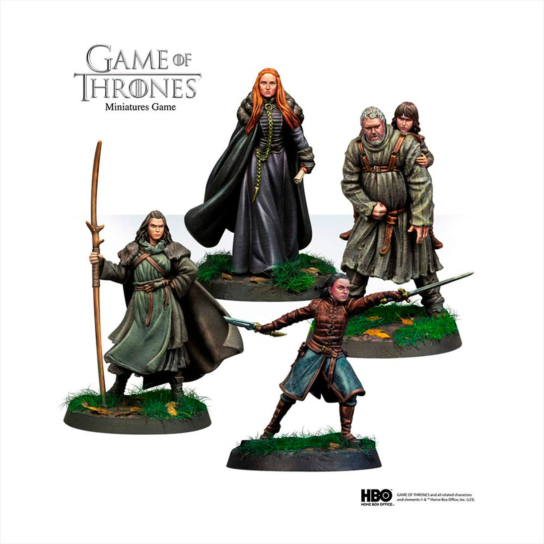 GAME OF THRONES MINIATURES: GAME EXPANSION: WOLF PACK - (INGLÉS)